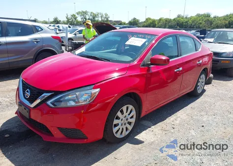 2017 Nissan Sentra Sv z USA, uszkodzony, nr VIN 3N1AB7AP4HL722981